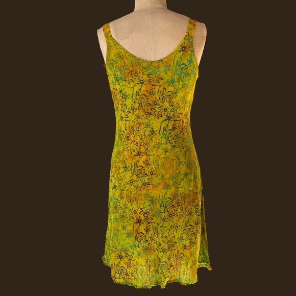 Vintage 70s Hippie Tie Dye Hawaiian Dress - Picture 3 of 5